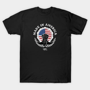 Made In America USA Flag in Concho with Cowboy Boots T-Shirt